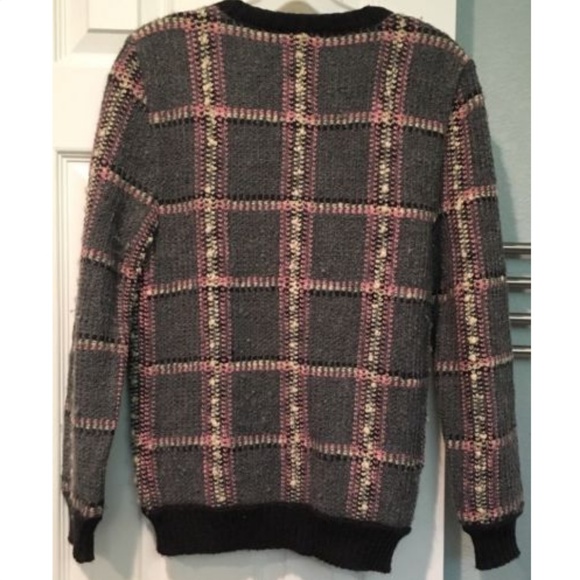 Vintage Wool Pendleton Plaid Cardigan Sweater - Picture 2 of 7